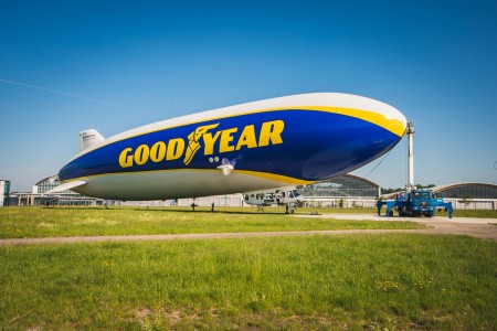 Goodyearov cepelin se vrača na evropsko nebo