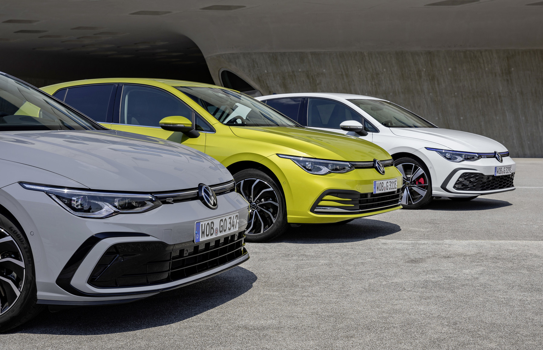 The new Volkswagen Golf 1.5 eTSI, Golf eHybrid and Golf GTE
