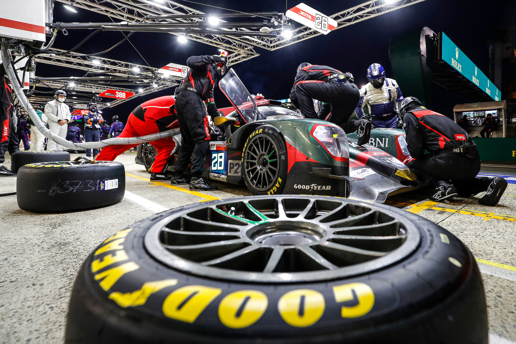28 JOTA Oreca 07 - Gibson Sean Gelael (IDN) Stoffel Vandoorne (BEL) Tom Blomqvist (GBR) 24 Hours LE MANS 18-22 august 2021 PHOTO CLEMENT MARIN