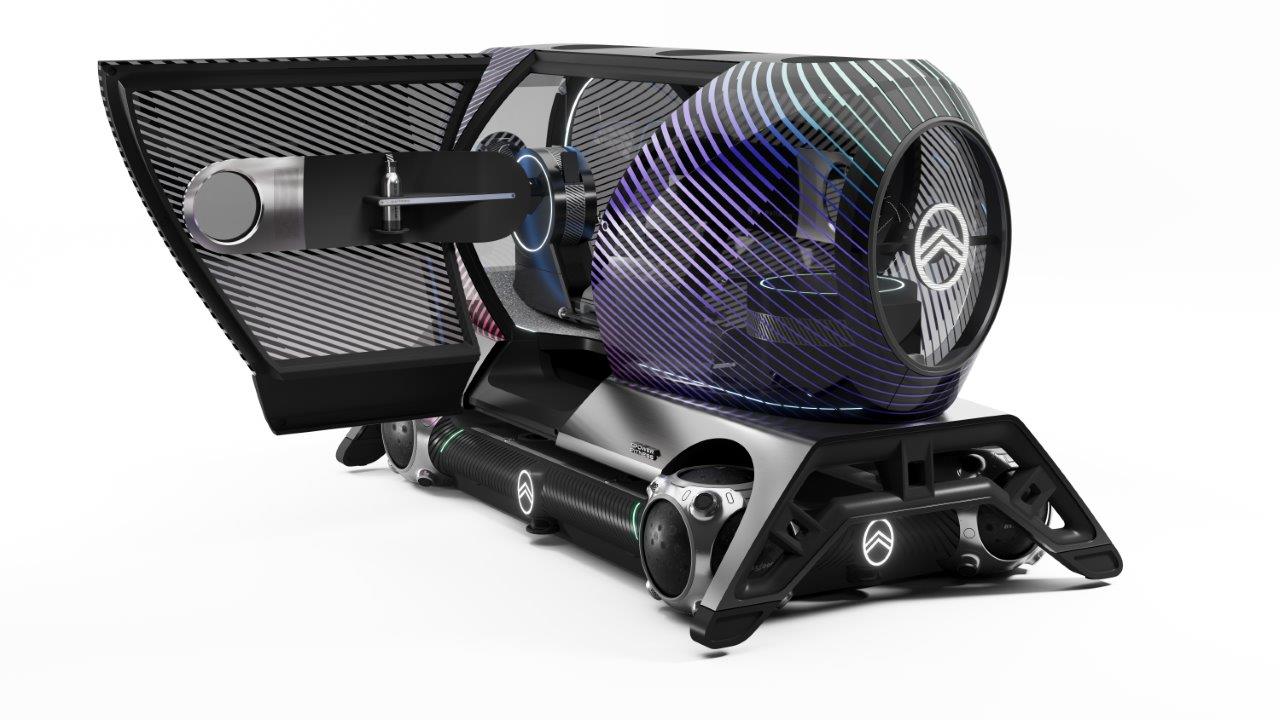 Revolucionarno prevozno sredstvo, Citroën Autonomous Mobility Vision, temelji na avtonomni večsmerni električni platformi