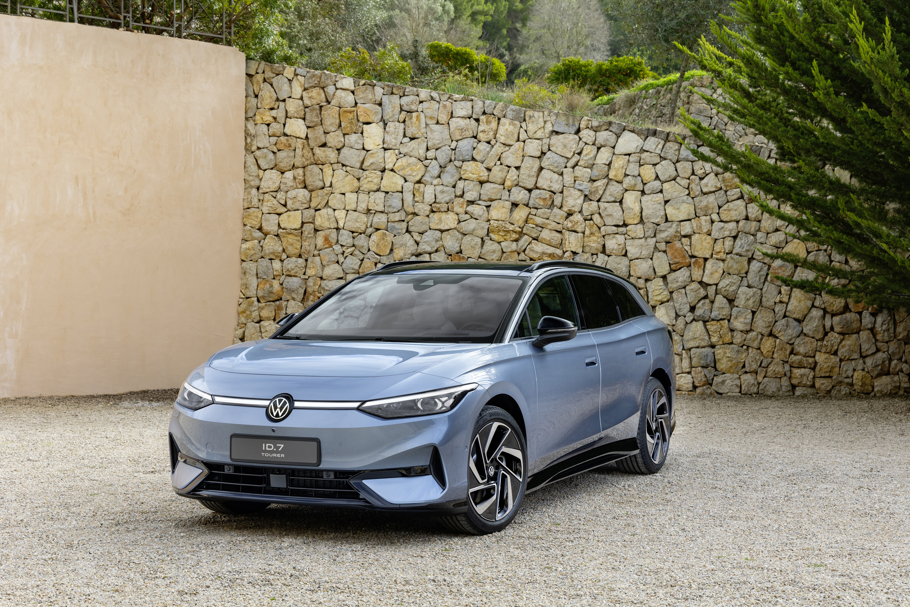The all-electric Volkswagen ID.7 Tourer