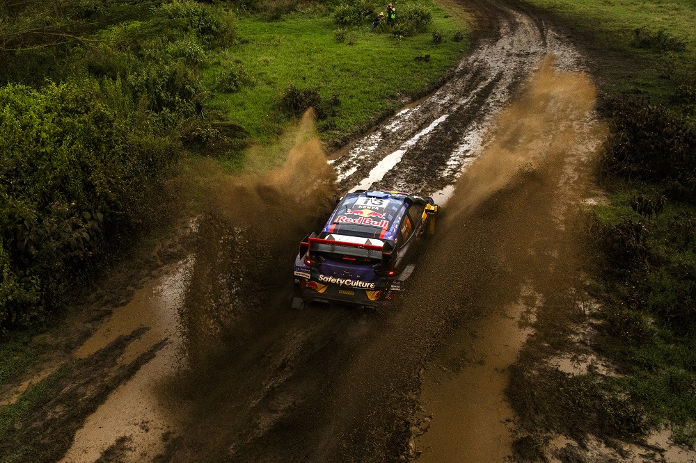 Munster Grégoire (NDL), Louka Louis (BEL) are seen performing during the World Rally Championship Kenya in Naivasha, Kenya on 20,March. 2025 // Jaanus Ree / Red Bull Content Pool // SI202503200650 // Usage for editorial use only //