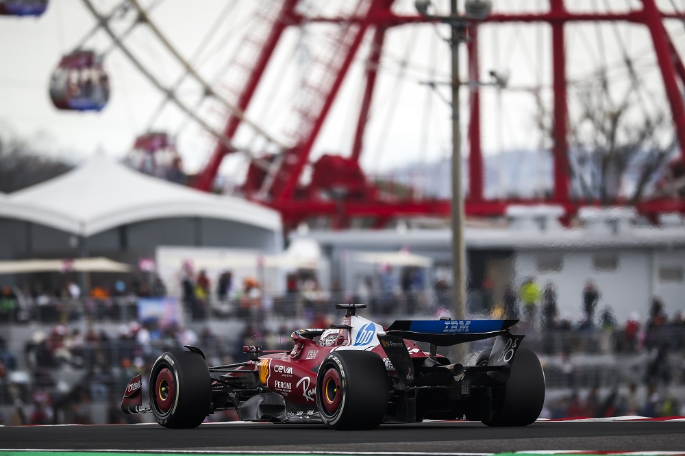 16 LECLERC Charles (mco), Scuderia Ferrari SF-25, action during the Formula 1 Lenovo Japanese Grand Prix 2025, 3rd round of the 2025 FIA Formula One World Championship from April 4 to 6, 2025 on the Suzuka Circuit, in Suzuka, Japan - Photo Antonin Vincent / DPPI