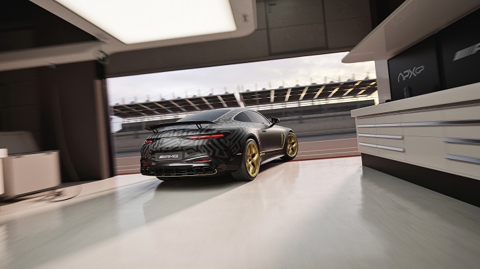 Mercedes-AMG präsentiert hochexklusives Sondermodell zum Film F1 – einem der intensivsten Rennfilme aller Zeiten Mercedes-AMG presents highly exclusive special edition for start of the new movie F1 – one of the most exciting and intense racing films of all time