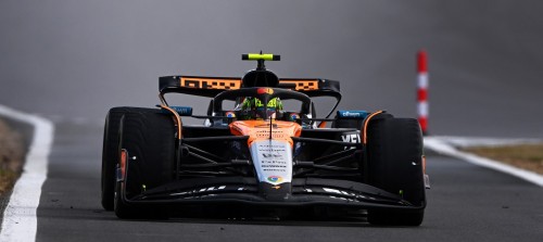 Junak Silverstona Nico Hülkenberg, zmagovalec Lando Norris