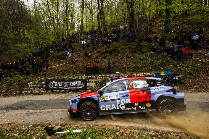 Hayden Paddon (NZ) seen during the World Rally Championship Croatia in Rijeka, Croatia on 9 April, 2026. // Jaanus Ree / Red Bull Content Pool // SI202604090088 // Usage for editorial use only //