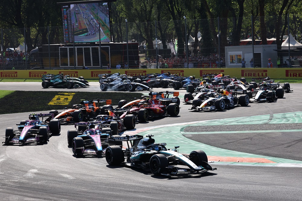 Formel 1 - Mercedes-AMG PETRONAS F1 Team, Großer Preis von Italien 2026. George Russell Formula One - Mercedes-AMG PETRONAS F1 Team, 2026 Italian GP. George Russell