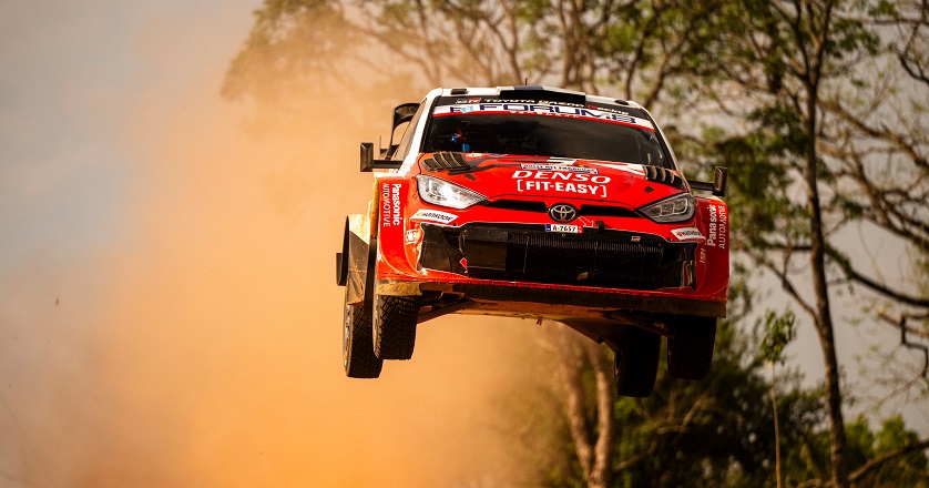 Sami Pajari (FIN), Marko Salminen (FIN) Of team TOYOTA GAZOO RACING WRT2 seen during the World Rally Championship in Encarnacion, Paraguay on 29.08.2026 // Jaanus Ree / Red Bull Content Pool // SI202608290043 // Usage for editorial use only //